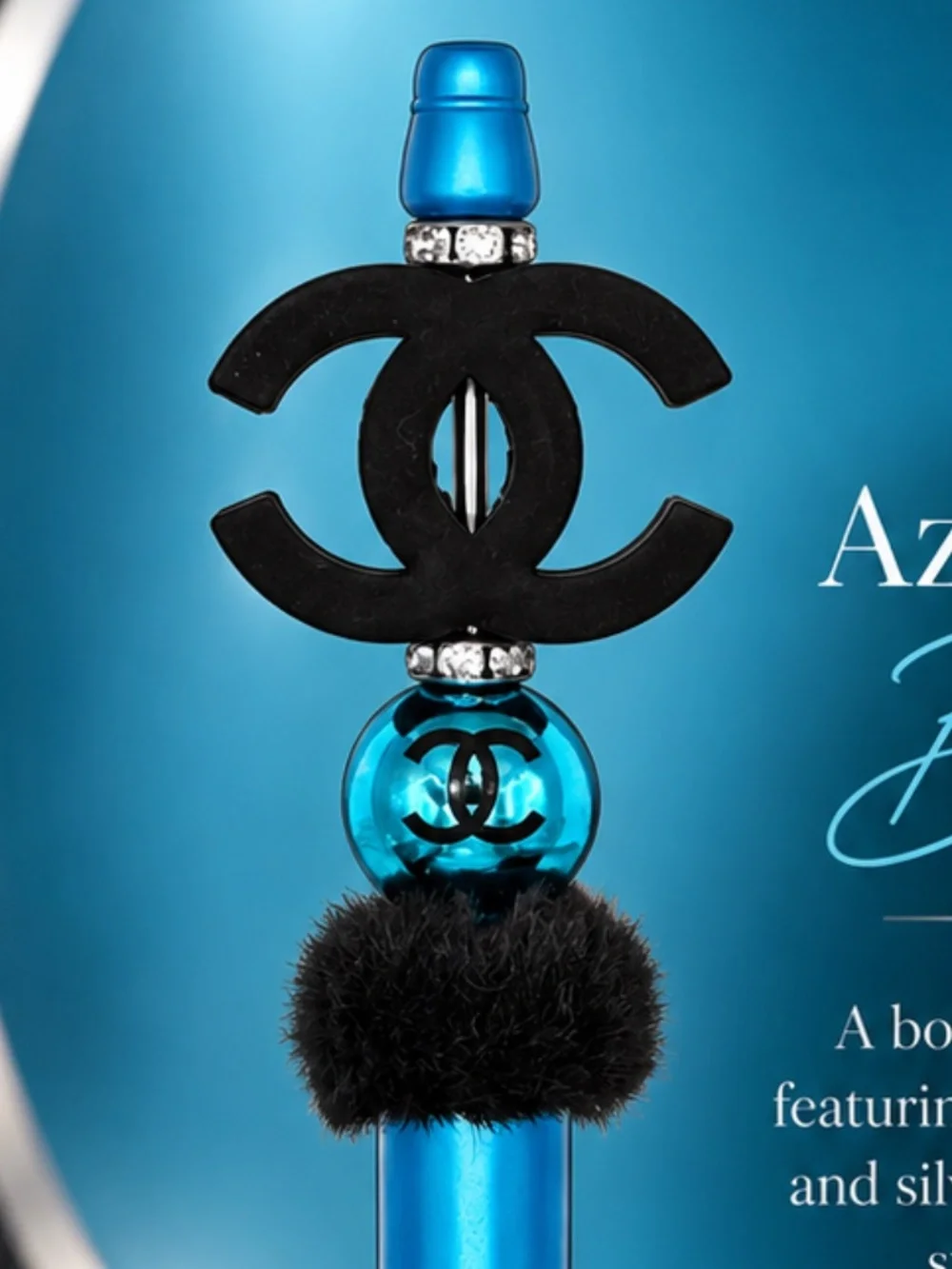 Azure Noir Bloom Pen